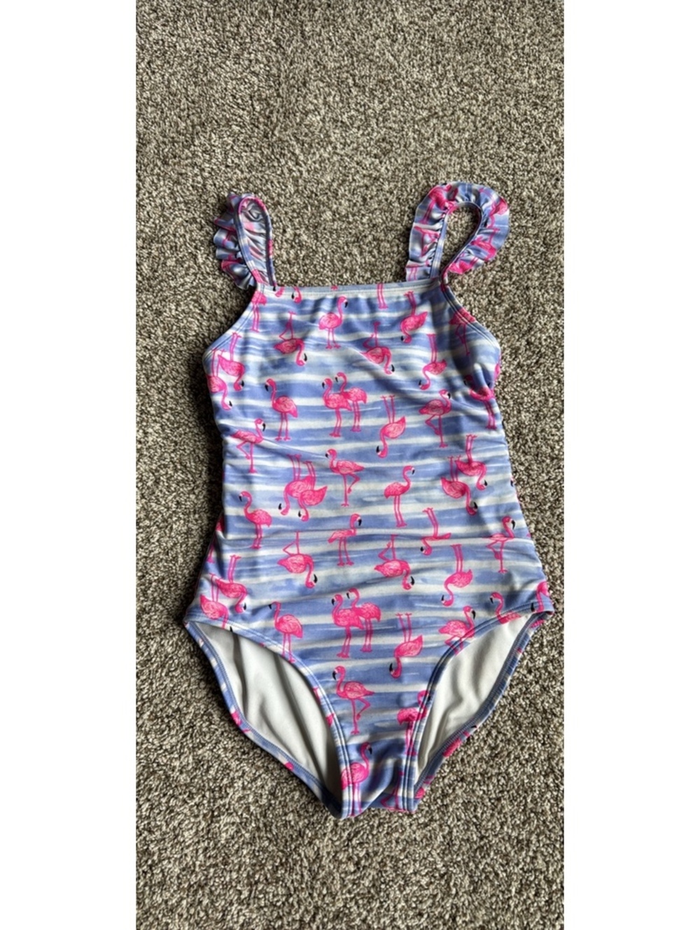 Girls flamingo swimsuit
